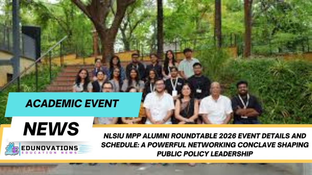 NLSIU MPP alumni roundtable 2026 event details and schedule