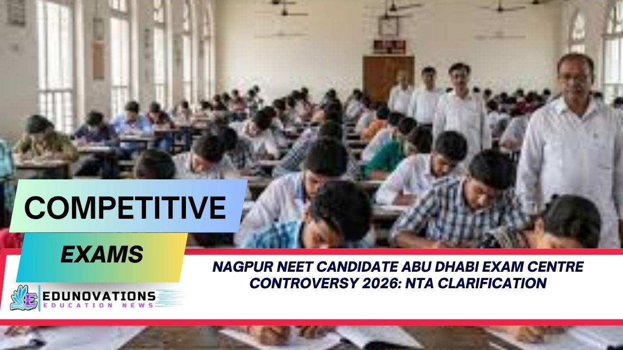 Nagpur NEET candidate Abu Dhabi exam centre controversy 2026