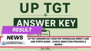 UP TGT Answer Key 2026 PDF download direct link and steps guide