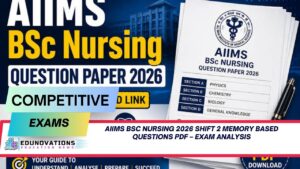 aiims bsc nursing 2026 shift 2 memory based questions pdf