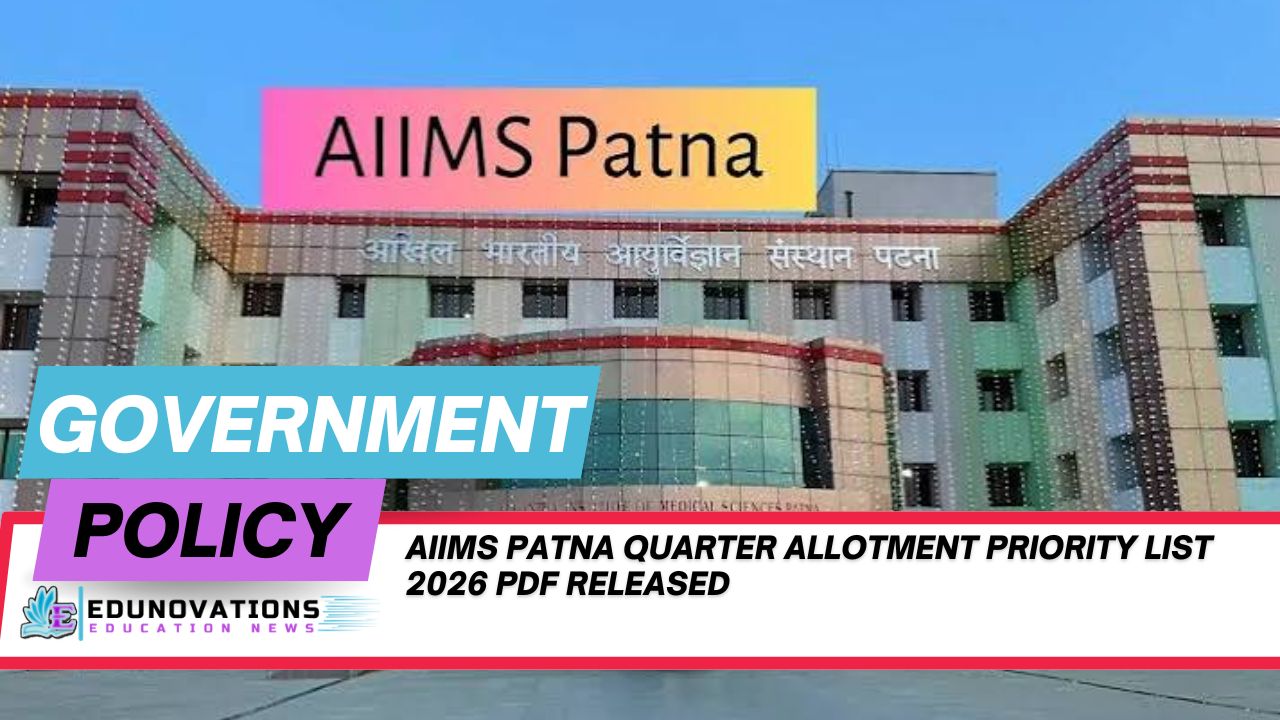 aiims patna quarter allotment priority list 2026 pdf