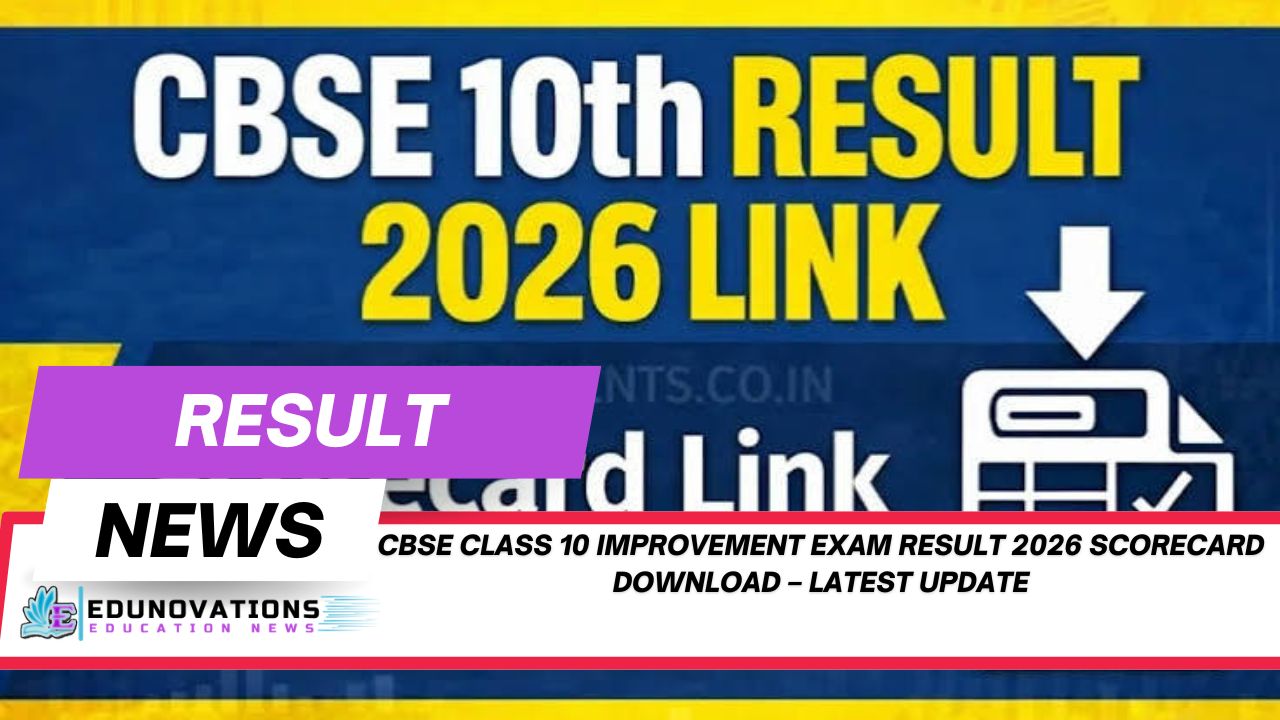 cbse class 10 improvement exam result 2026 scorecard download