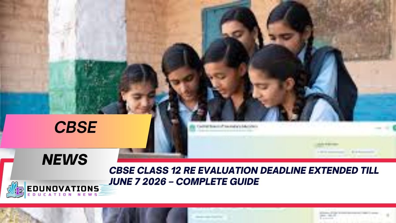 cbse class 12 re evaluation deadline extended till june 7 2026