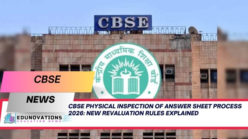 cbse physical inspection of answer sheet process 2026
