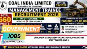 coal india management trainee recruitment 2026 apply before june 11