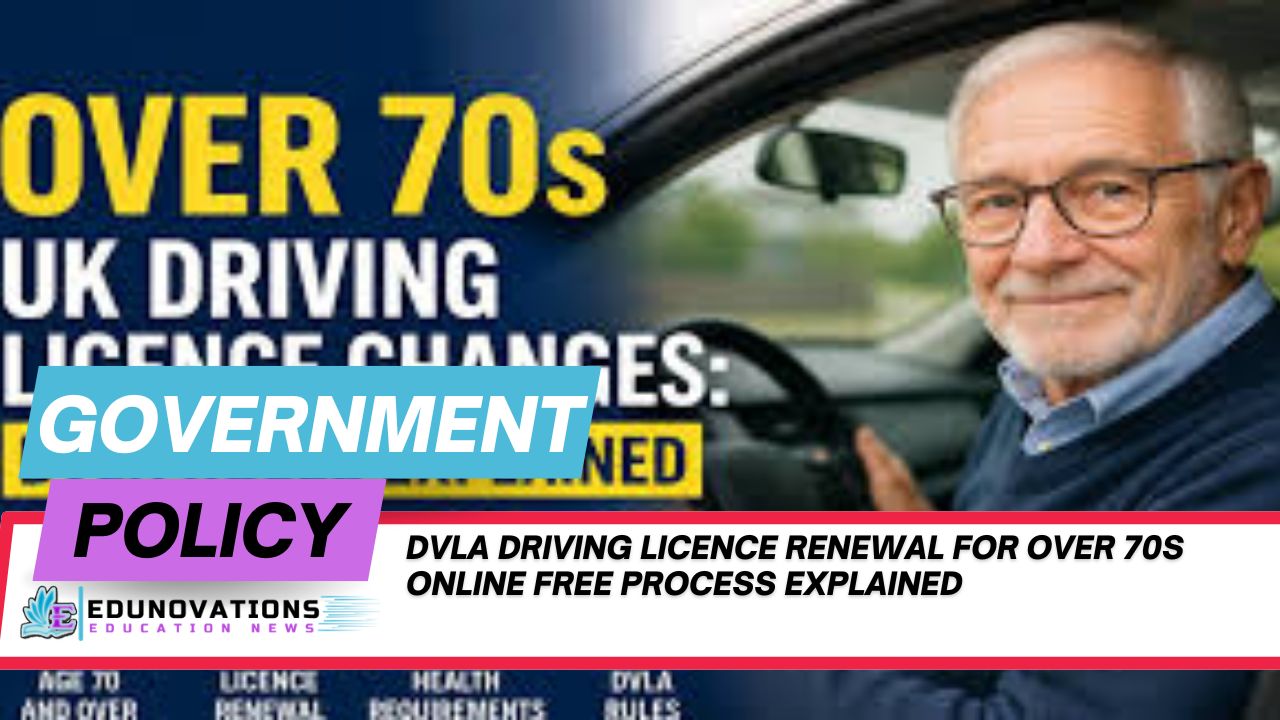 dvla driving licence renewal for over 70s online free