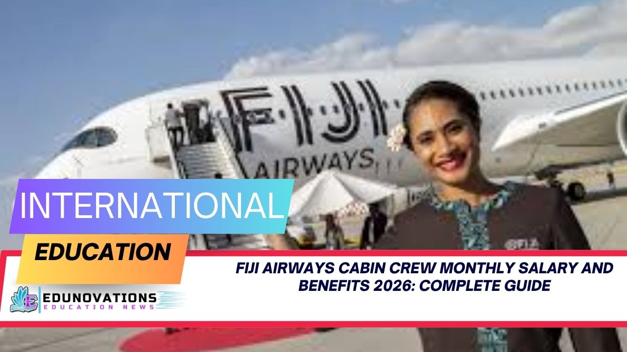 fiji airways cabin crew monthly salary and benefits 2026