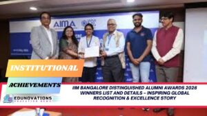 iim bangalore distinguished alumni awards 2026 winners list and details