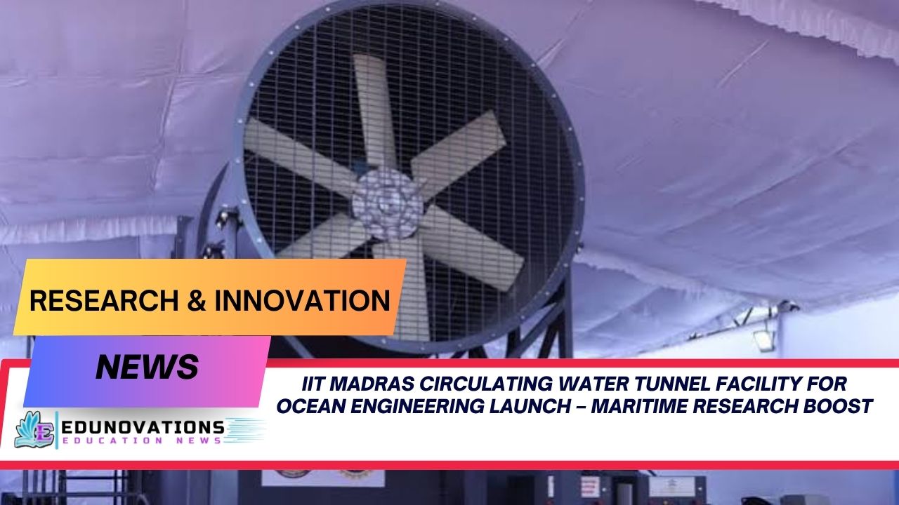 iit madras circulating water tunnel facility for ocean engineering