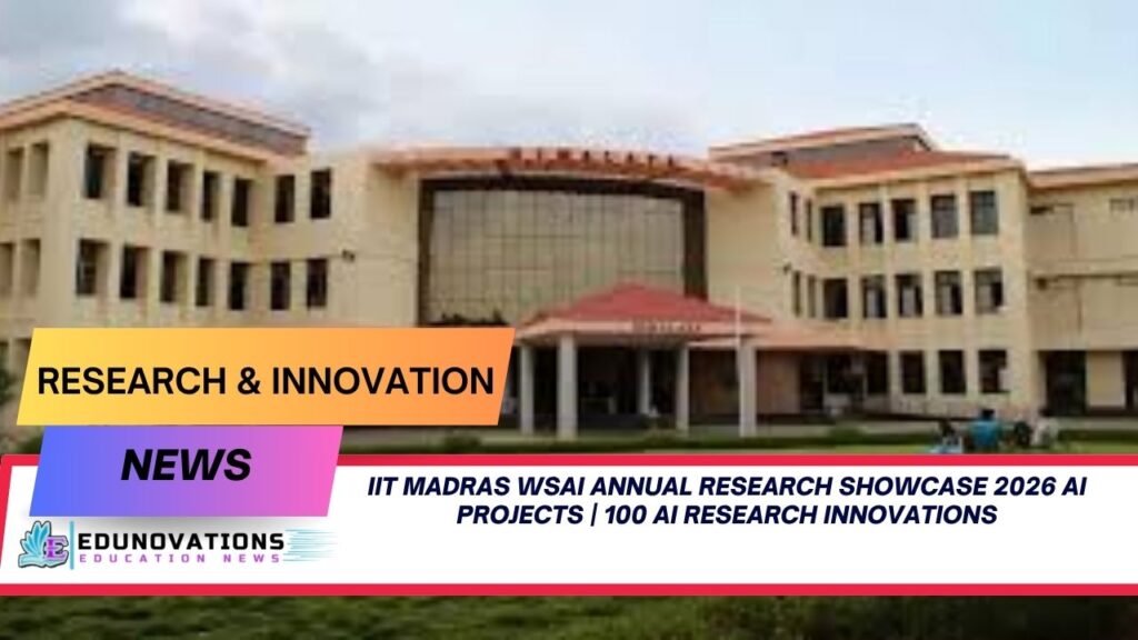 iit madras wsai annual research showcase 2026 ai projects