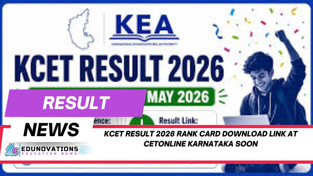 kcet result 2026 rank card download link at cetonline karnataka