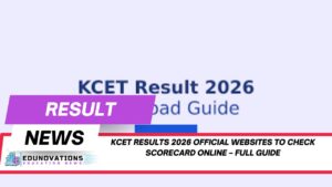 kcet results 2026 official websites to check scorecard online