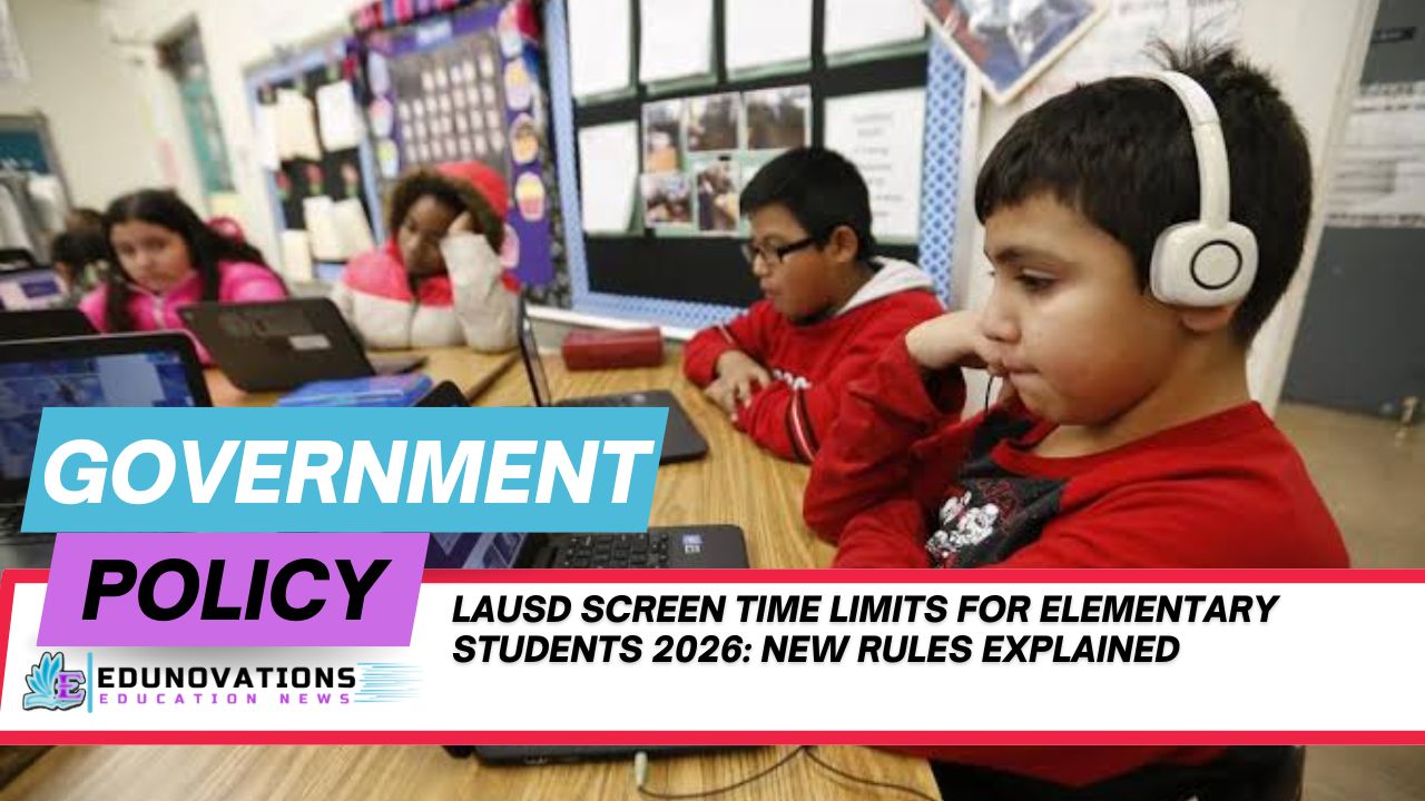 lausd screen time limits for elementary students 2026