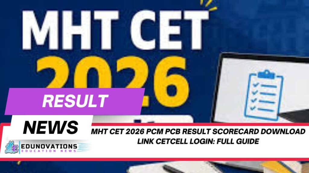 mht cet 2026 pcm pcb result scorecard download link cetcell login