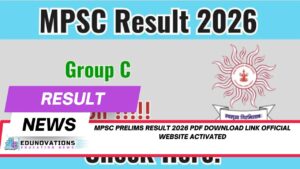 mpsc prelims result 2026 pdf download link official website