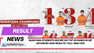 narayana students secure six top 20 ranks in jee advanced 2026 results