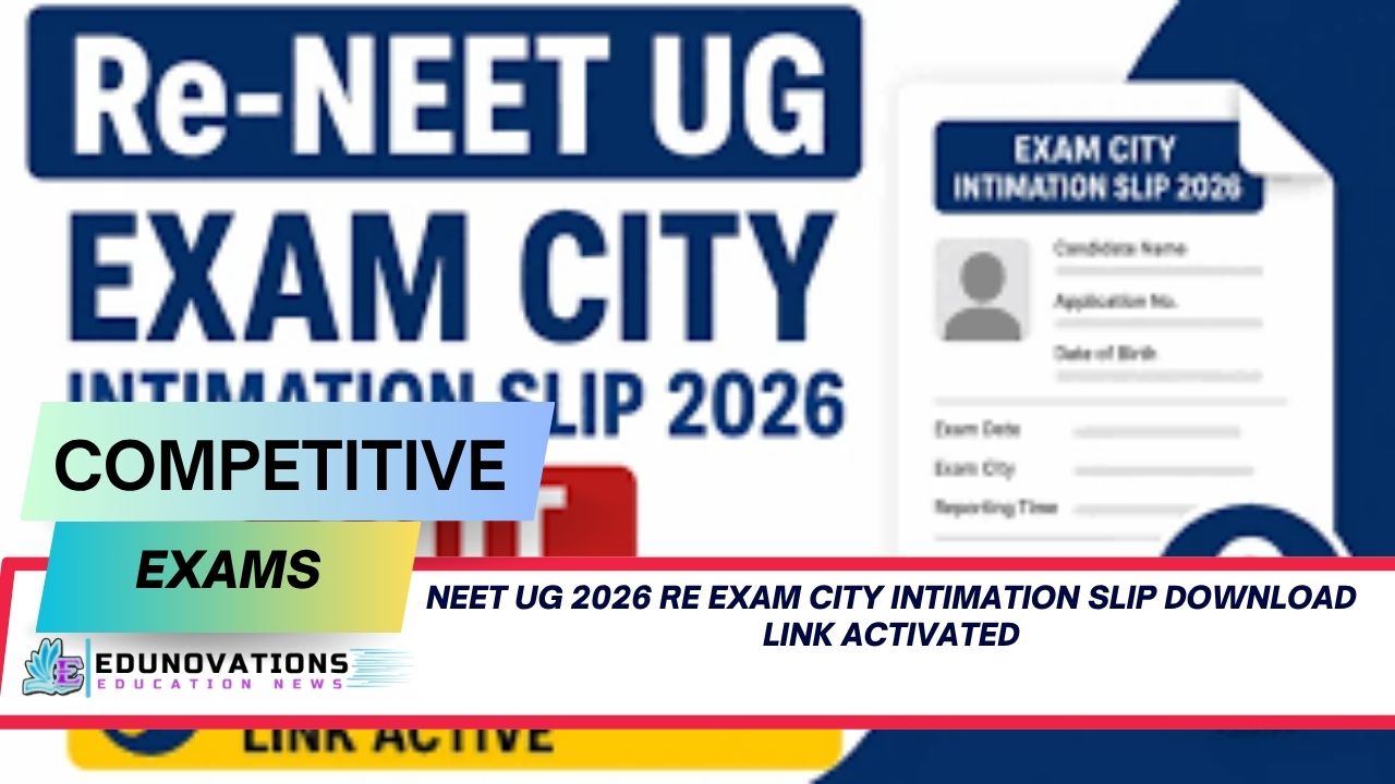 neet ug 2026 re exam city intimation slip download link