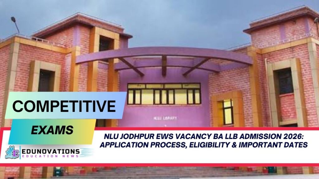 nlu jodhpur ews vacancy ba llb admission 2026