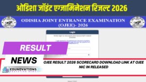 ojee result 2026 scorecard download link at ojee nic in
