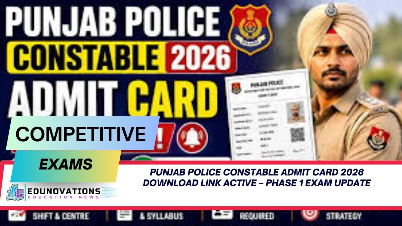 punjab police constable admit card 2026 download link active