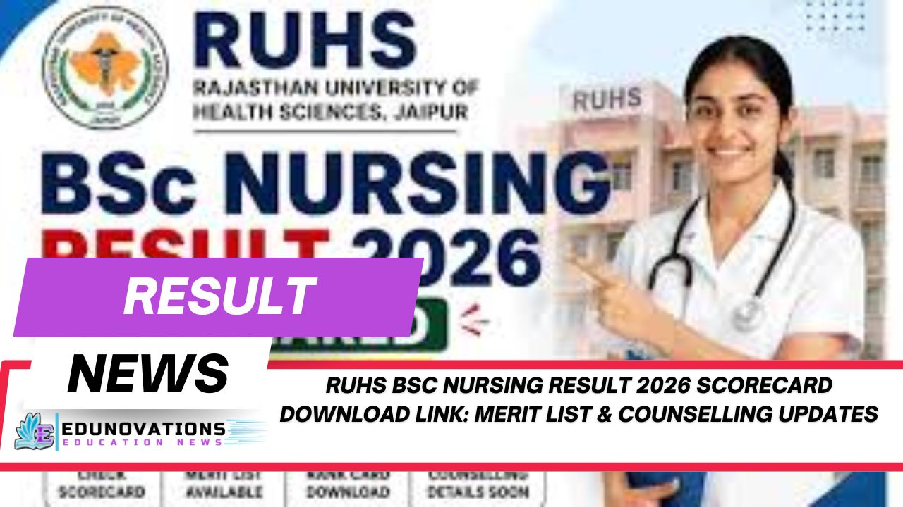 ruhs bsc nursing result 2026 scorecard download link