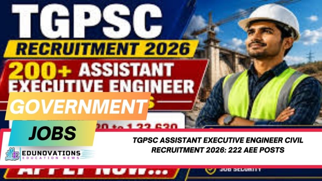 tgpsc assistant executive engineer civil recruitment 2026