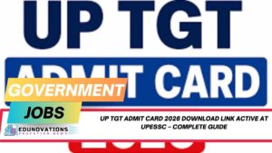 up tgt admit card 2026 download link active at upessc