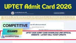 uptet 2026 admit card download link official website
