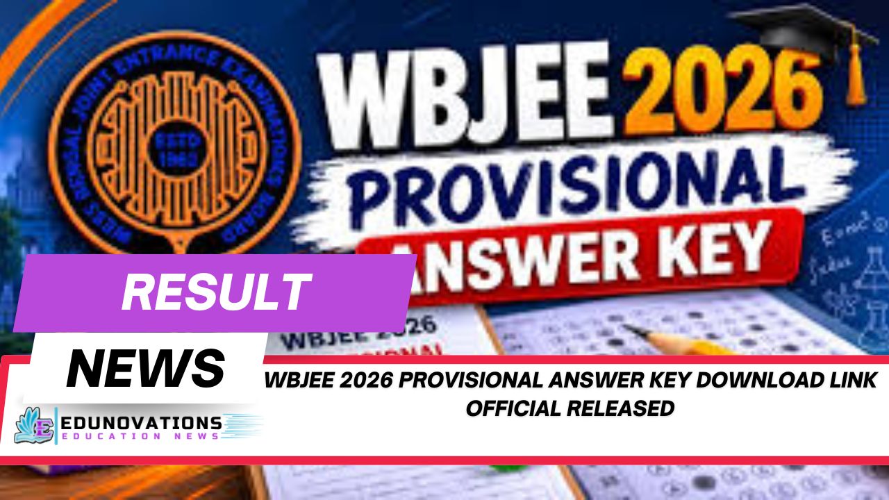 WBJEE 2026 Provisional Answer Key Download Link Official Released