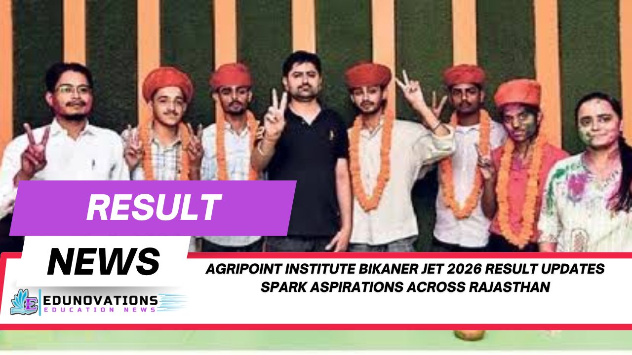Agripoint Institute Bikaner JET 2026 result updates