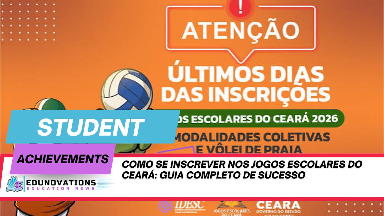 Como se inscrever nos Jogos Escolares do Ceará
