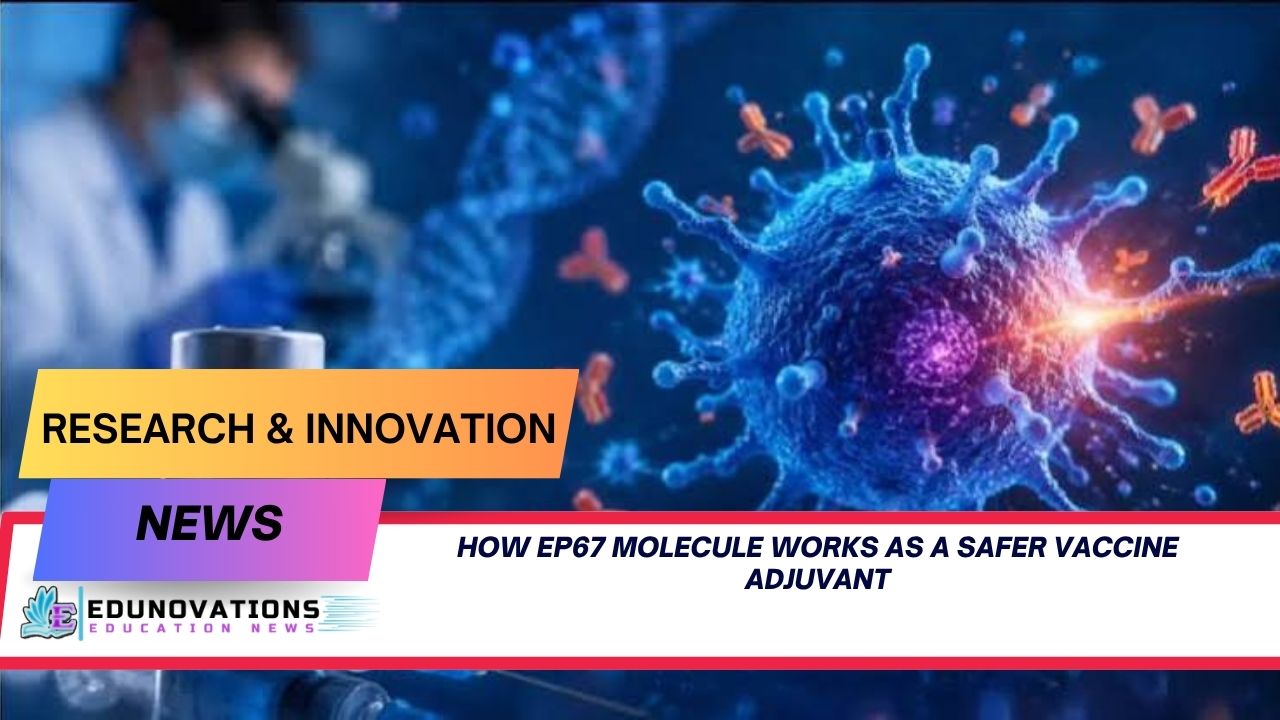 How EP67 molecule works as a safer vaccine adjuvant