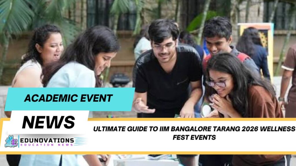 IIM Bangalore Tarang 2026 wellness fest events