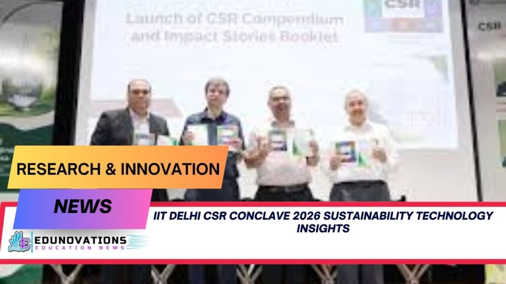 IIT Delhi CSR Conclave 2026 sustainability technology insights