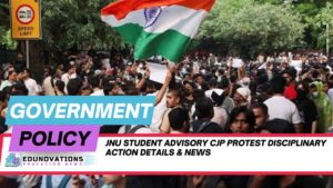 JNU student advisory CJP protest disciplinary action details