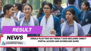 Kerala Plus Two SAY Result 2026