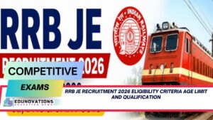 RRB JE recruitment 2026 eligibility criteria age limit and qualification
