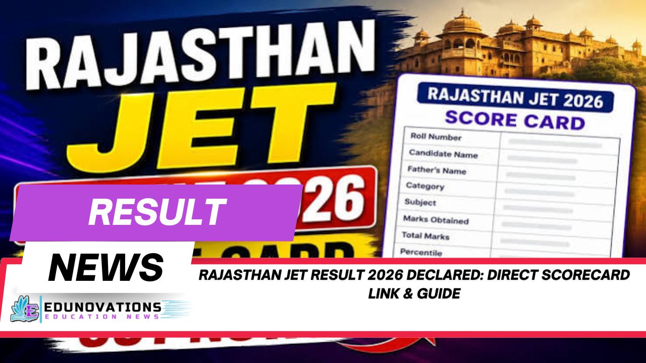 Rajasthan JET Result 2026