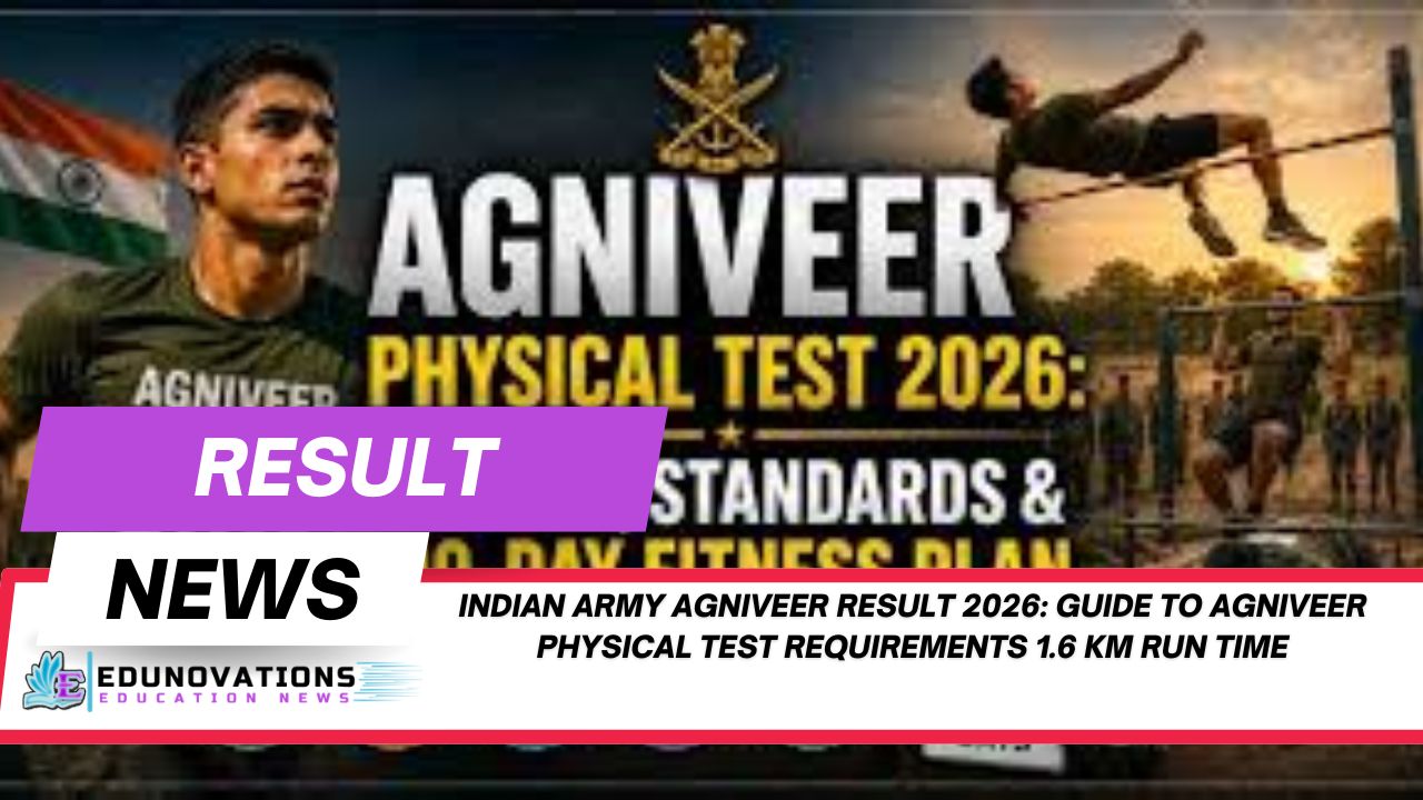 agniveer physical test requirements 1.6 km run time