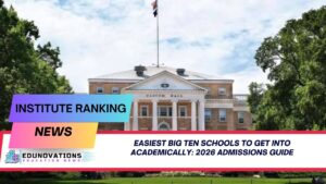easiest big ten schools to get into academically