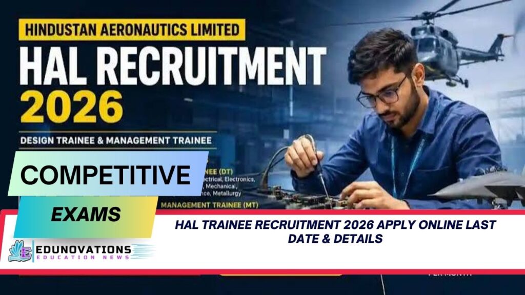 hal trainee recruitment 2026 apply online last date