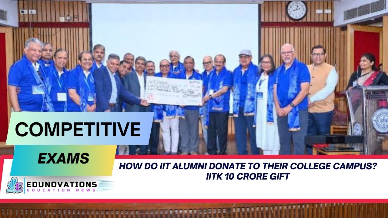 how do iit alumni donate to their college campus