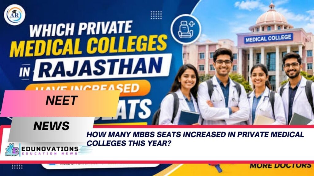 how many MBBS seats increased in private medical colleges this year