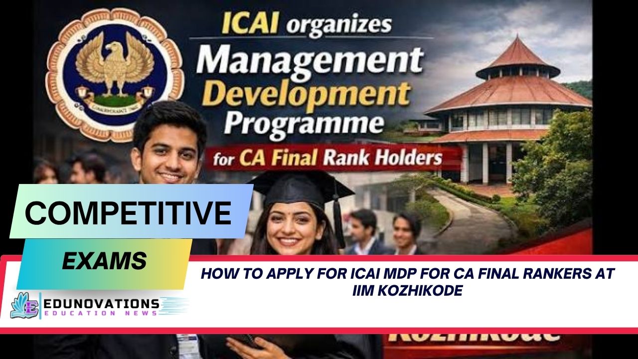 how to apply for icai mdp for ca final rankers