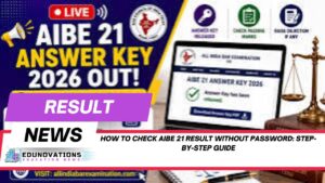 how to check aibe 21 result without password