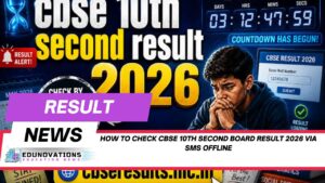 how to check cbse 10th second board result 2026 via sms