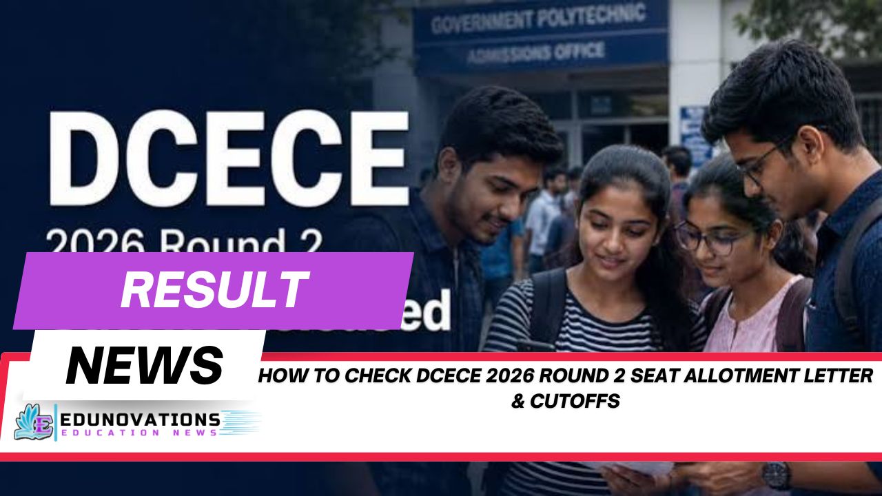 how to check dcece 2026 round 2 seat allotment letter