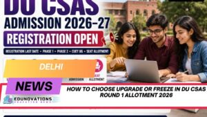 how to choose upgrade or freeze in du csas