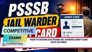 how to download psssb jail warder admit card 2026 via email