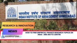how to find empirical finance research topics on india